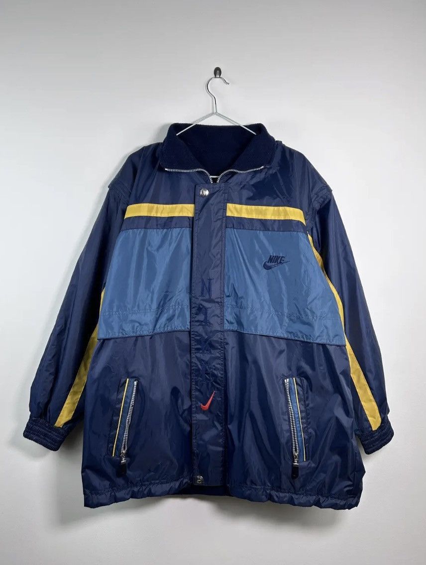 Other Vintage Nike Fleece Reversible Swoosh Down Puffer Jacket XL Size US XL / EU 56 / 4 - 5 Thumbnail