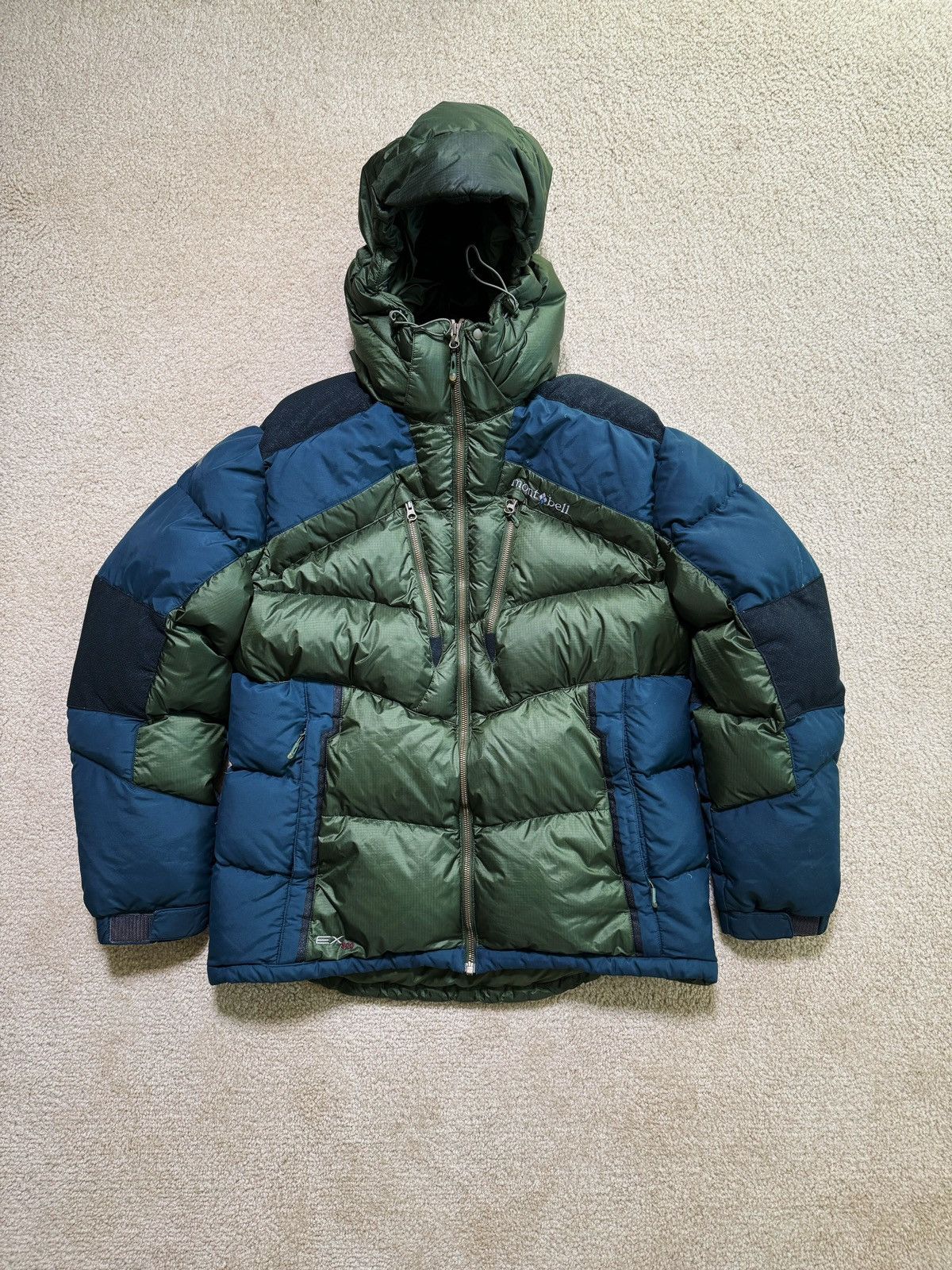 image of Montbell Down Jacket Ex800 in Green, Men's (Size XL)