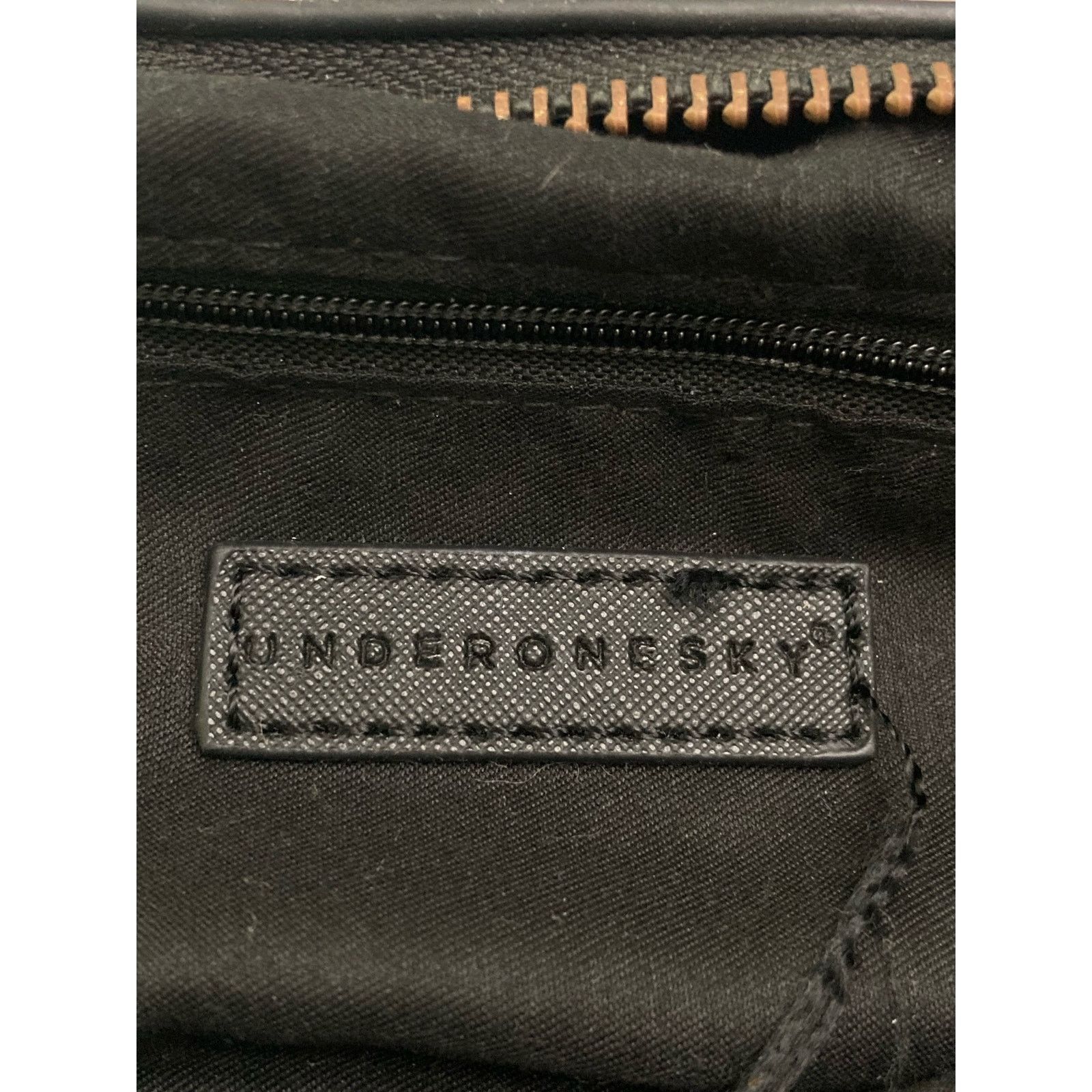 Other Under One Sky Vegan Leather Striped Backpack Black & White Size ONE SIZE - 2 Thumbnail