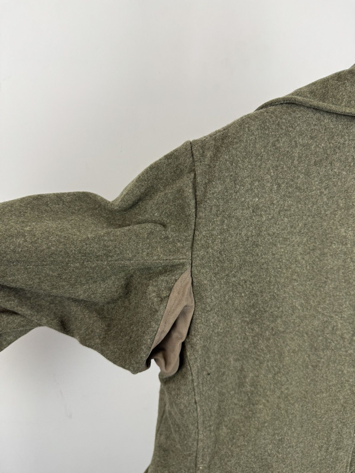 Vintage WWII Era Swedish Army Wool Jacket M39/M58 Three Crowns C48 Size US L / EU 52-54 / 3 - 8 Thumbnail