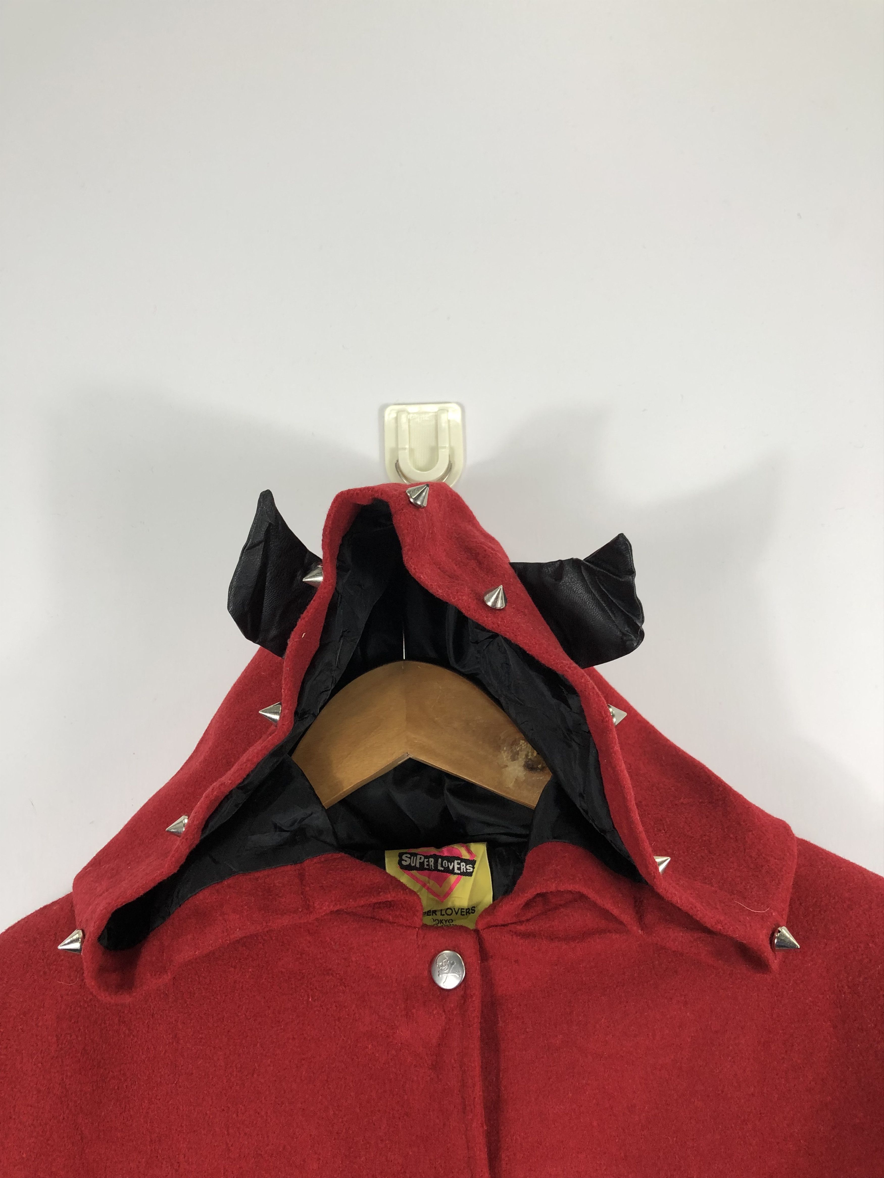 Japanese Brand Vintage Super Lovers Varsity Jacket Red Leather Sleeve V0248 Size US L / EU 52-54 / 3 - 7 Thumbnail