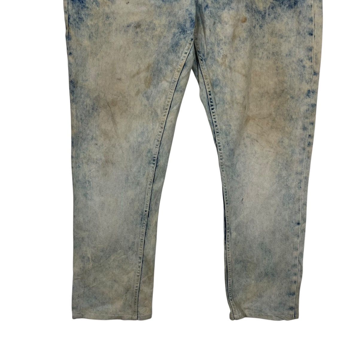 Japanese Brand Vintage Navy Jeans 1936 Acid Wash Denim Size US 34 / EU 50 - 3 Thumbnail