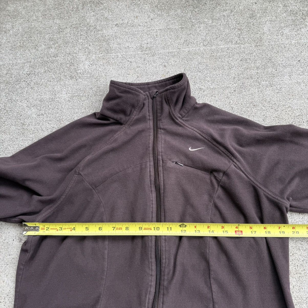 Nike Vintage Nike Grey Tag Therma Fit Coffee Brown Women’s Fleece Size L / US 10 / IT 46 - 4 Thumbnail