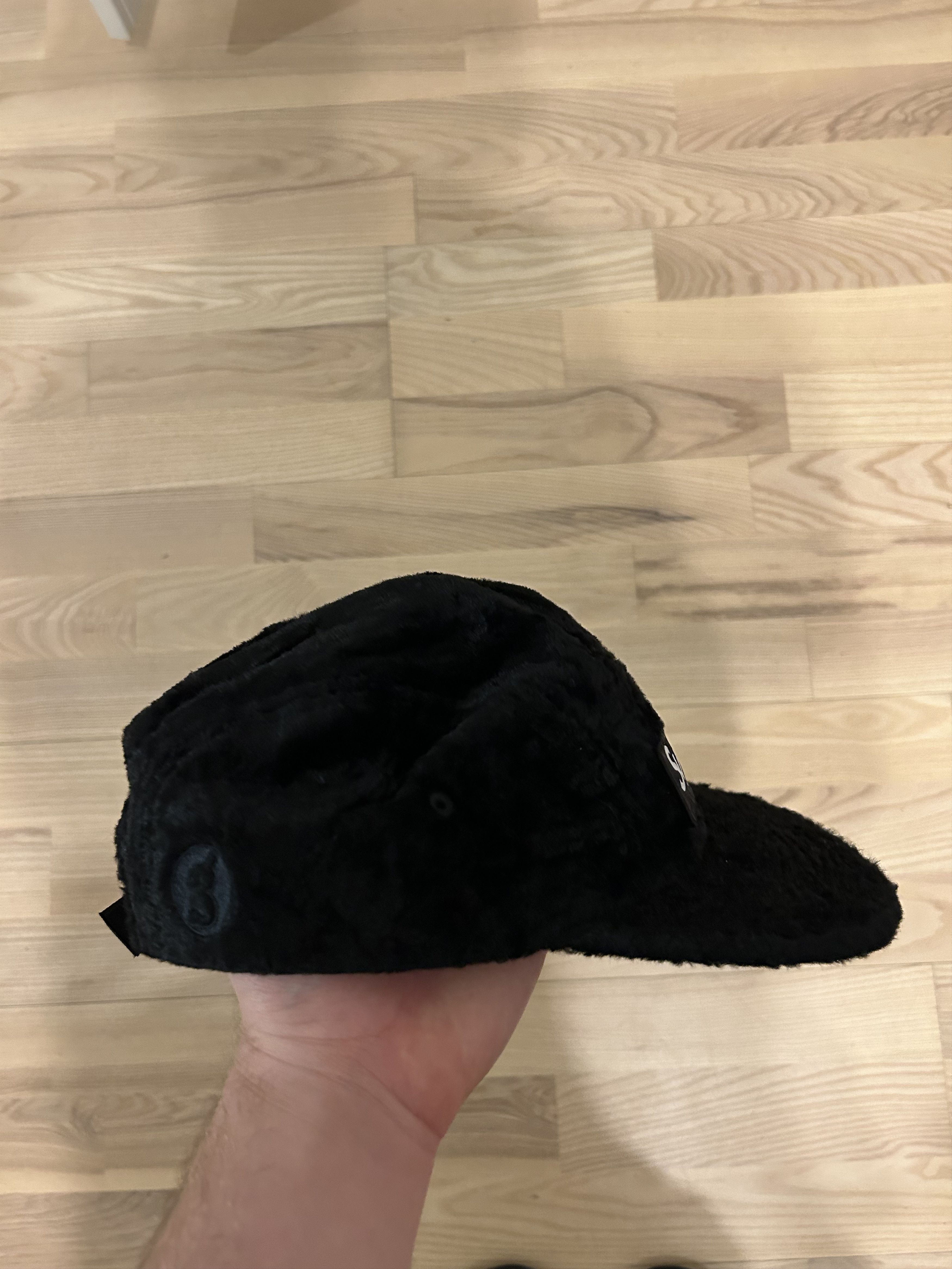 GOODENOUGH × Supreme Supreme Goodenough Crushed Rayon Camp Cap Black Size ONE SIZE - 5 Thumbnail