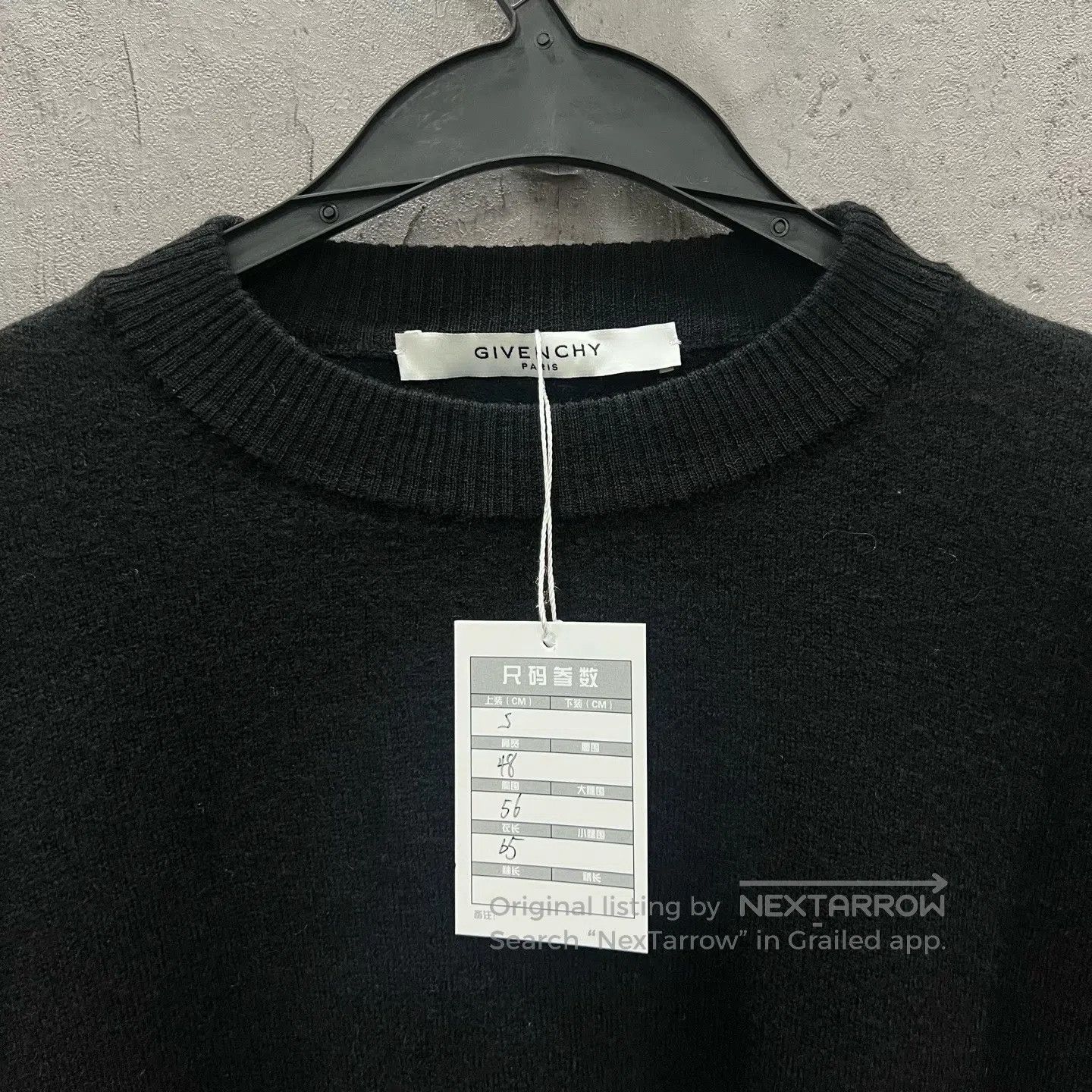 Givenchy Givenchy Embroidered Letter Logo Sweater| Size US S / EU 44-46 / 1 - 3 Thumbnail