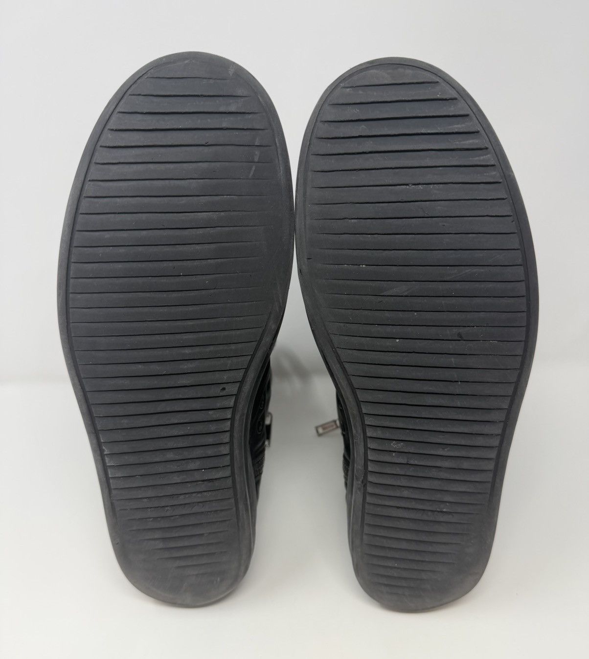 Rick Owens Rick Owens Jumbo Lace Mainline Leather Ramones Triple Black Size US 12 / EU 45 - 6 Thumbnail