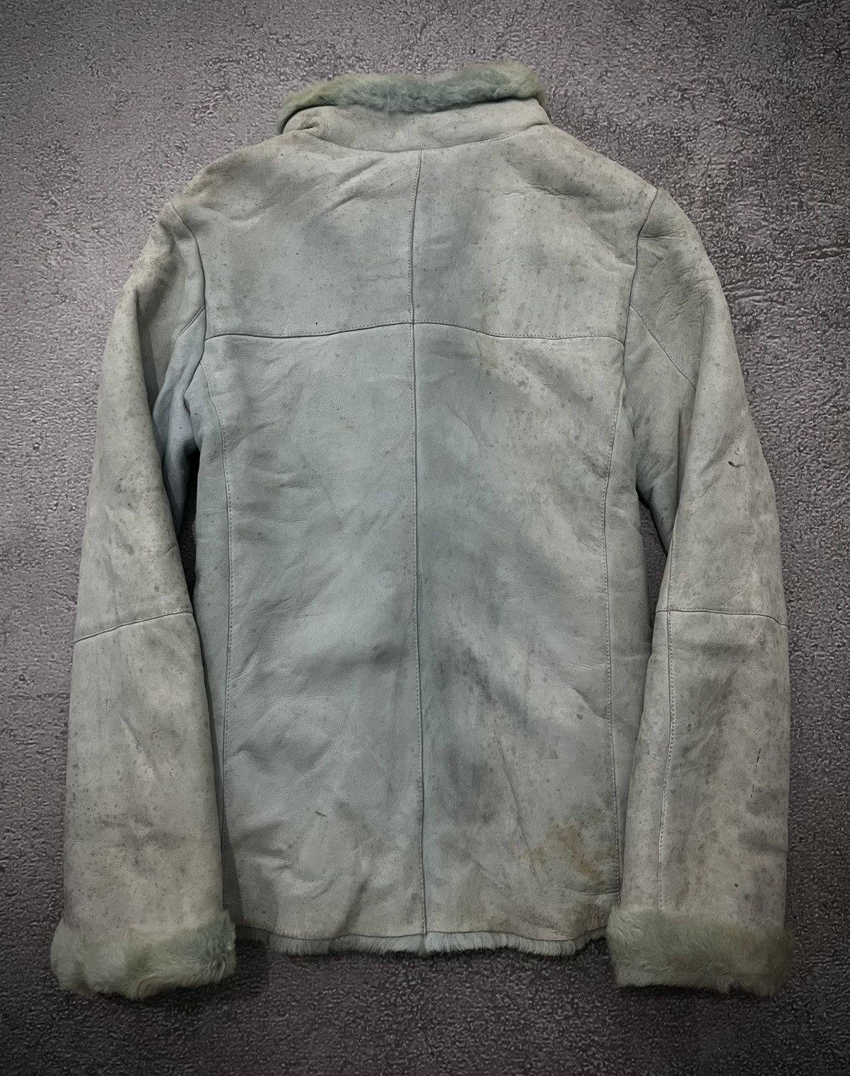 Japanese Brand Japanese Unknow Leather Fur Iner Jacket Size US M / EU 48-50 / 2 - 5 Thumbnail