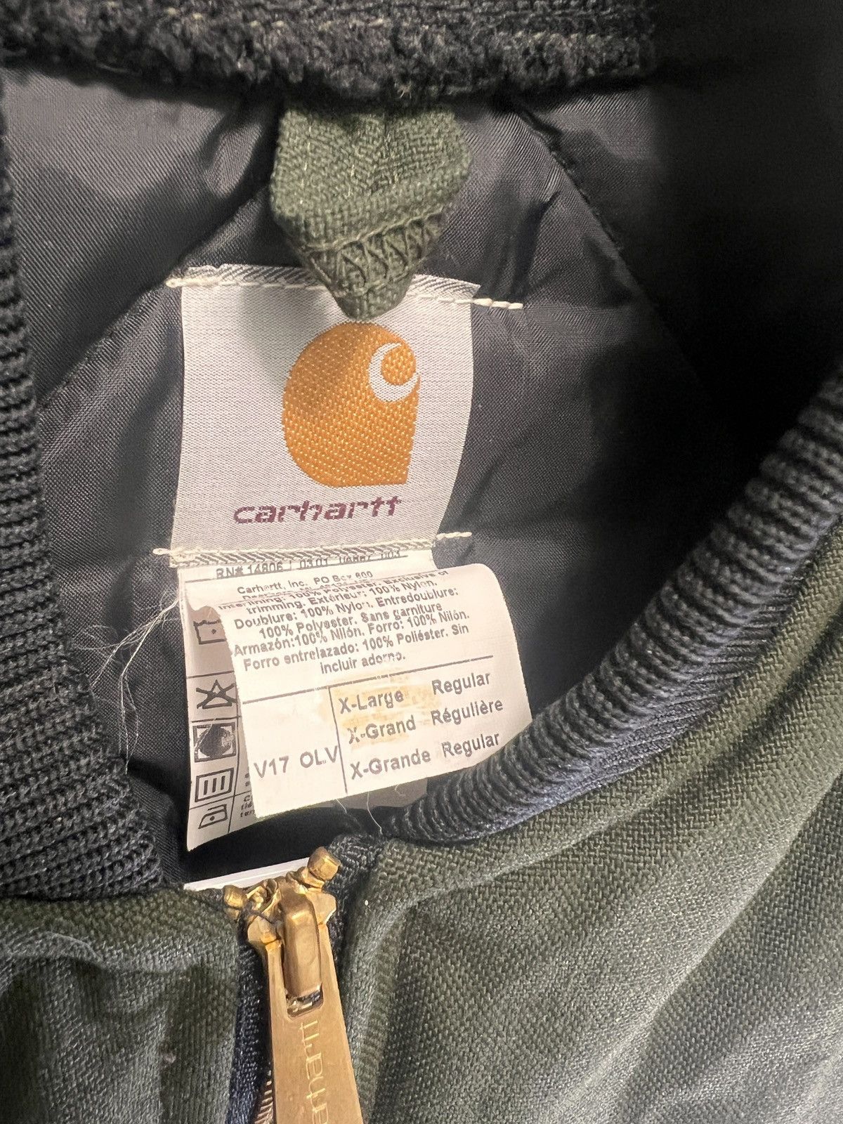 Carhartt Carhartt Vest V17 OLV Size US XL / EU 56 / 4 - 3 Thumbnail