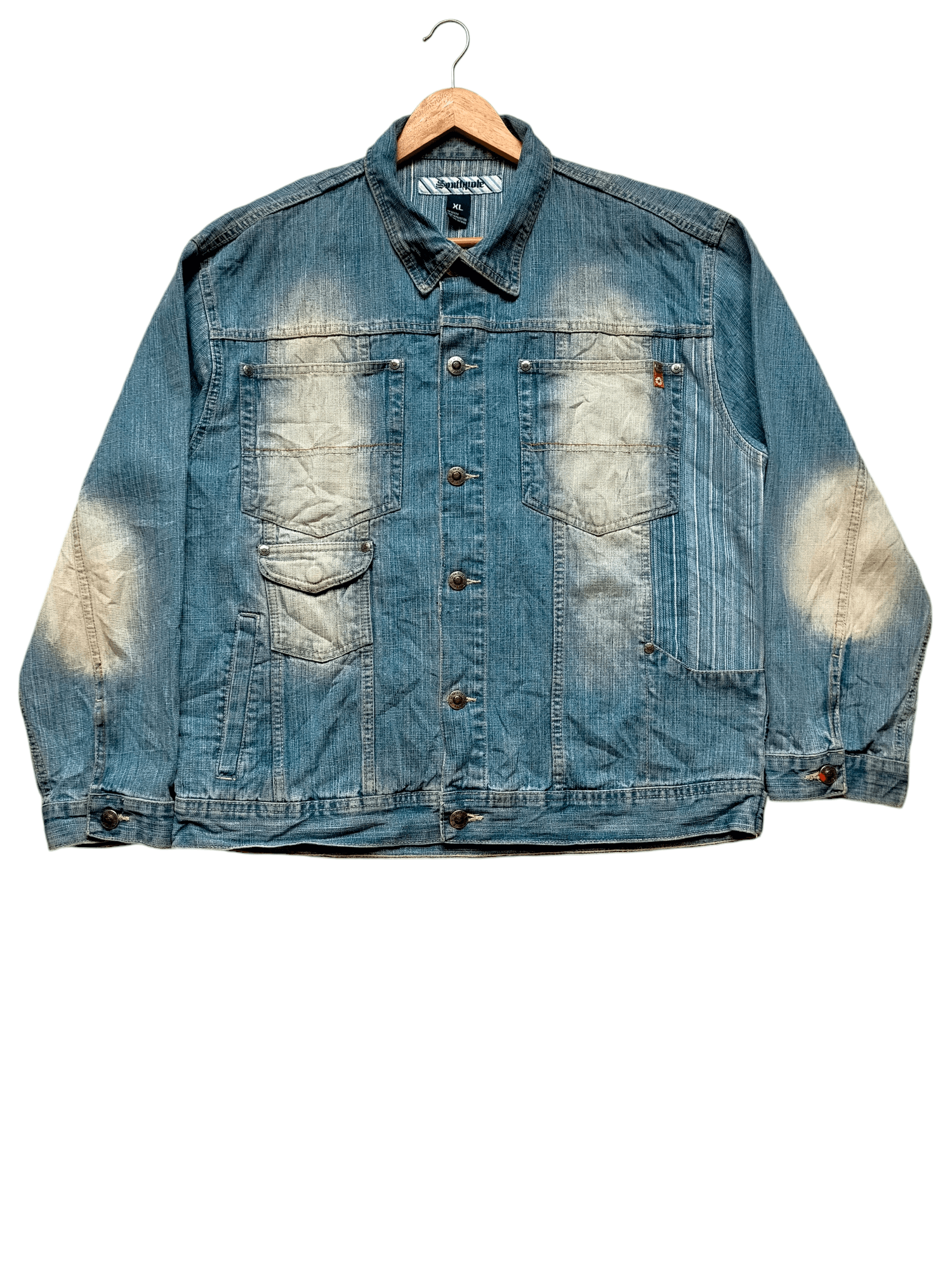 Southpole Southpole Denim Trucker Jacket Jeans Size US XL / EU 56 / 4 - 1 Thumbnail