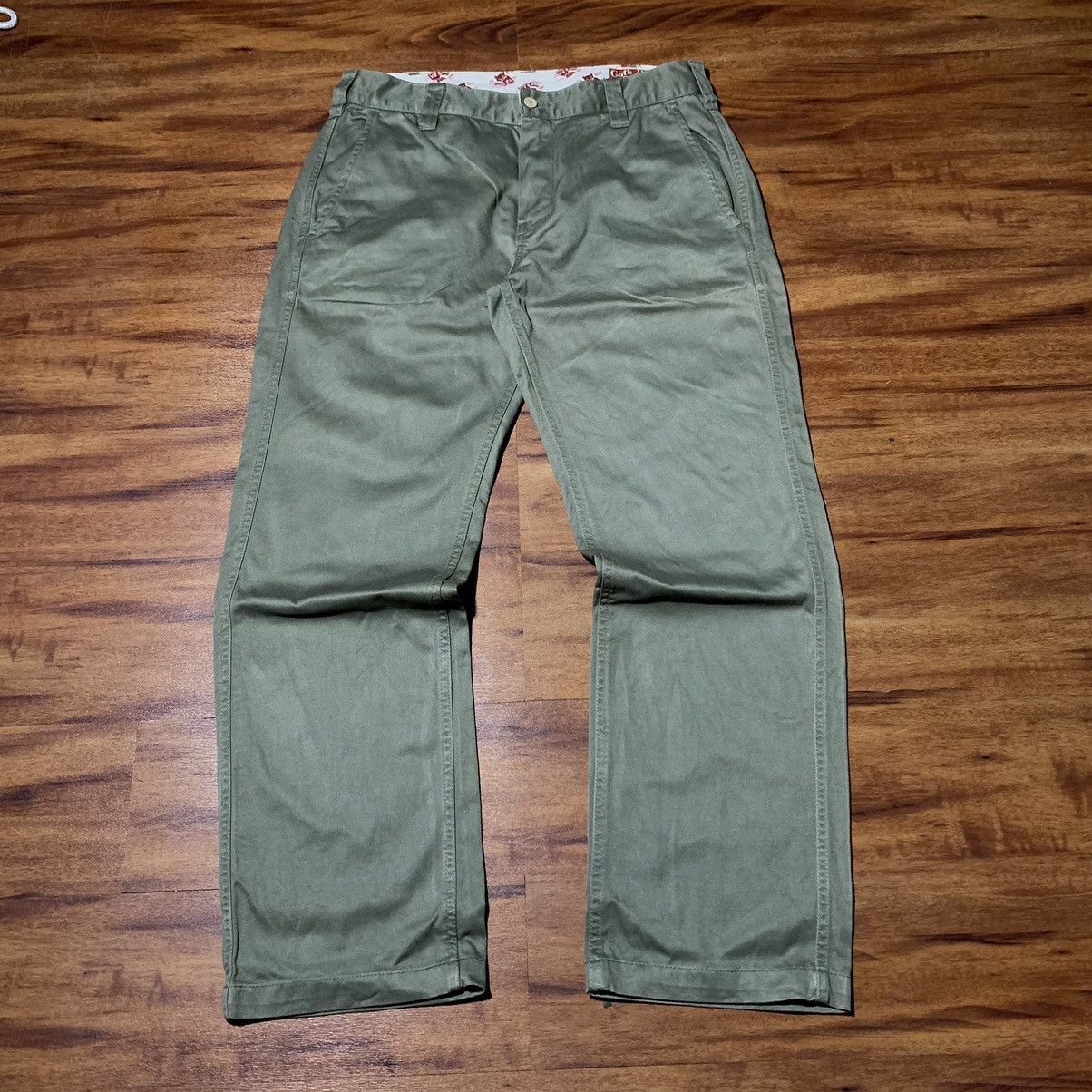 Japanese Brand × Toyo Enterprises Cat's Paw by Toyo Enterprise Olive Green Pant 🙌🏼 Size US 34 / EU 50 - 1 Thumbnail