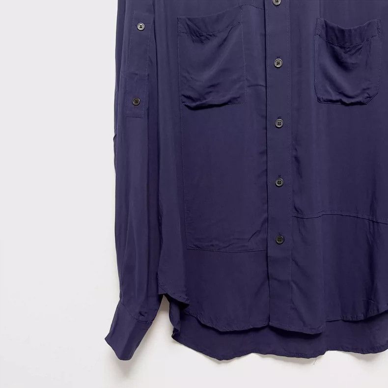 Yohji Yamamoto Yohji Yamamoto Yohji Yamamoto Silk Shirt with Pocket Detai Size US M / EU 48-50 / 2 - 4 Thumbnail