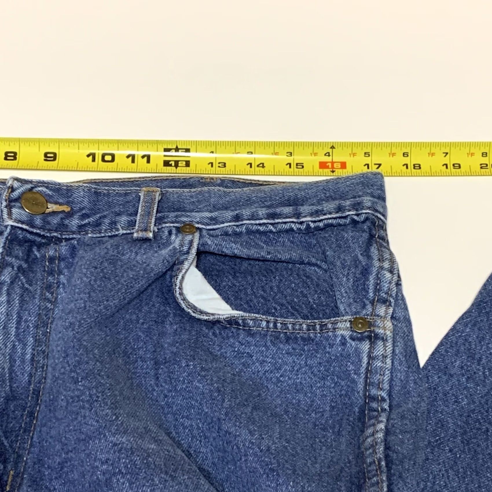 Vintage VINTAGE Chic Denim Mom Jeans 20 WP 34x27 High Waisted Tapper Leg USA Womens Plus 80s 90s Jeans Size 42" / US 20 - 4 Thumbnail