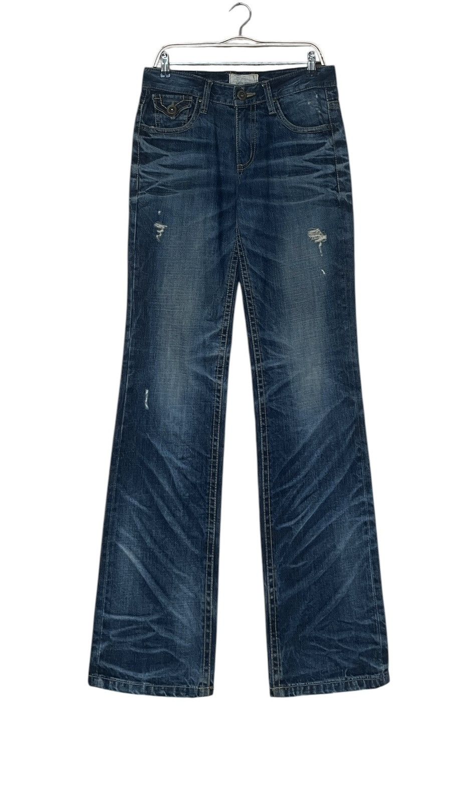 If Six Was Nine × Japanese Brand × Vintage Vintage Japanese Brand Lolita Flared Jeans 2000s Size US 30 / EU 46 - 1 Thumbnail