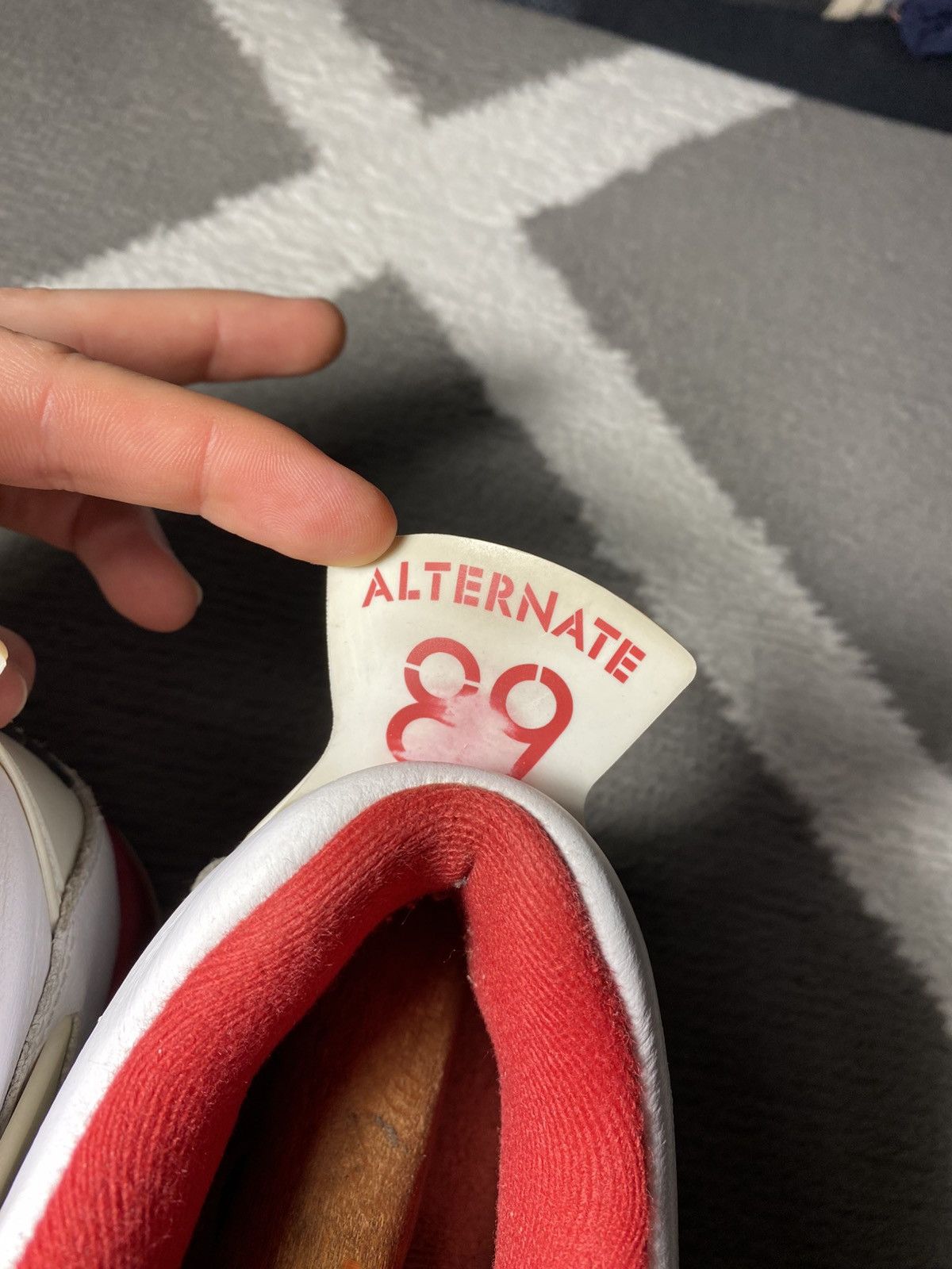 Jordan Brand × Nike Nike Air Jordan 4 Retro Alternate 89 11.5 US men’s sneakers Size US 11.5 / EU 44-45 - 22 Thumbnail