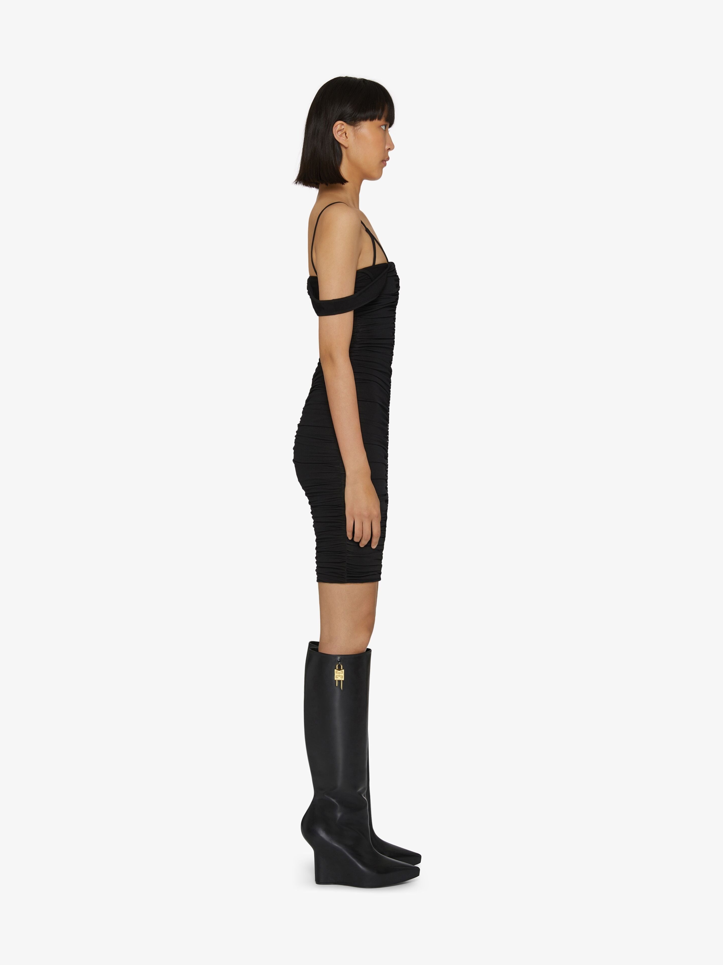 Givenchy o1y0925 Sleeveless Mini Dress in Black Size M / US 6-8 / IT 42-44 - 3 Thumbnail
