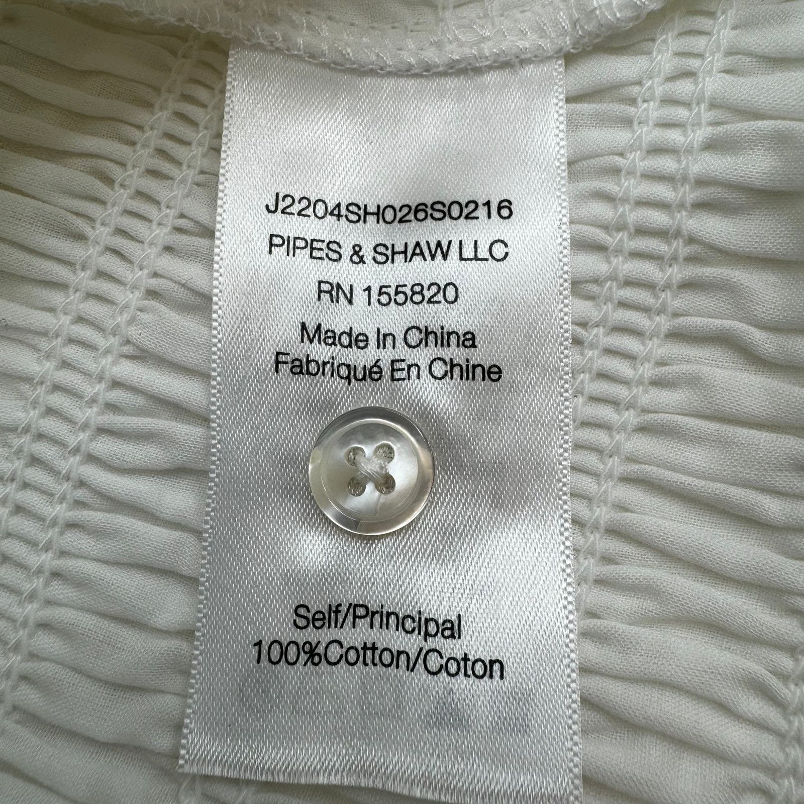 Veronica Beard Veronica Beard Kelsey Smocked Cotton Shirt Dress Size 2 NWT Size XS / US 0-2 / IT 36-38 - 11 Thumbnail