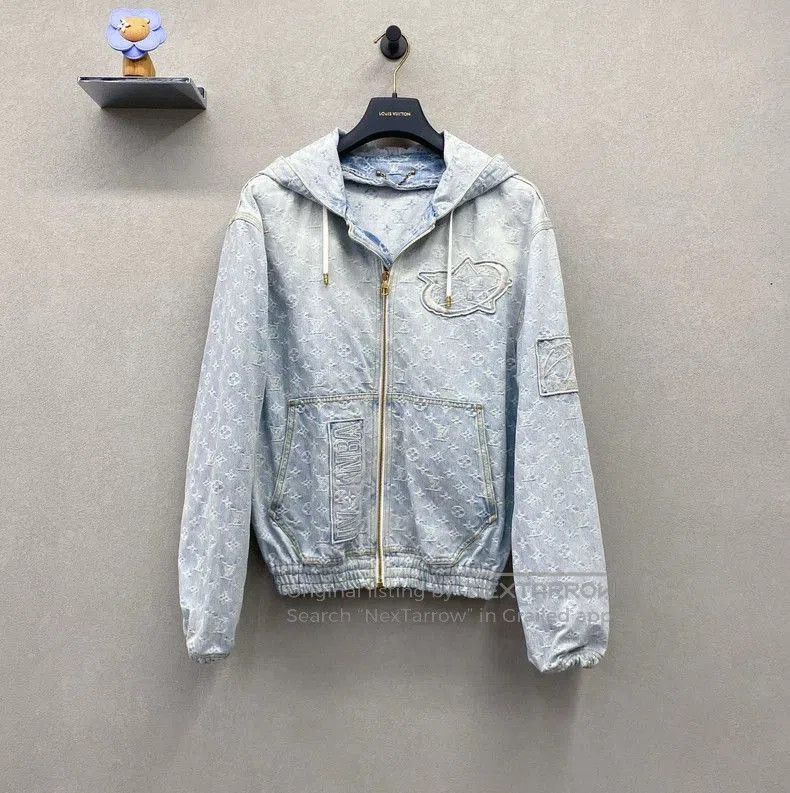 Louis Vuitton LV x NBA Blue Jacket. Size US L / EU 52-54 / 3 - 1 Thumbnail