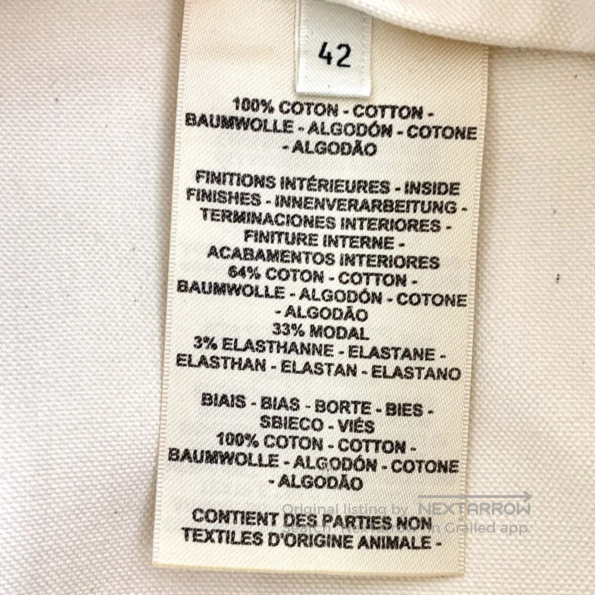 Hermes Hermes Beige bell chain decoration cotton casual half skir Size 41" - 8 Thumbnail