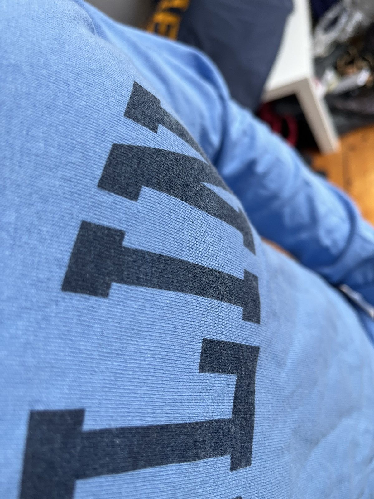 Gildan × Vintage Baby Blue North Caroline Longsleeve logo Size US S / EU 44-46 / 1 - 3 Thumbnail