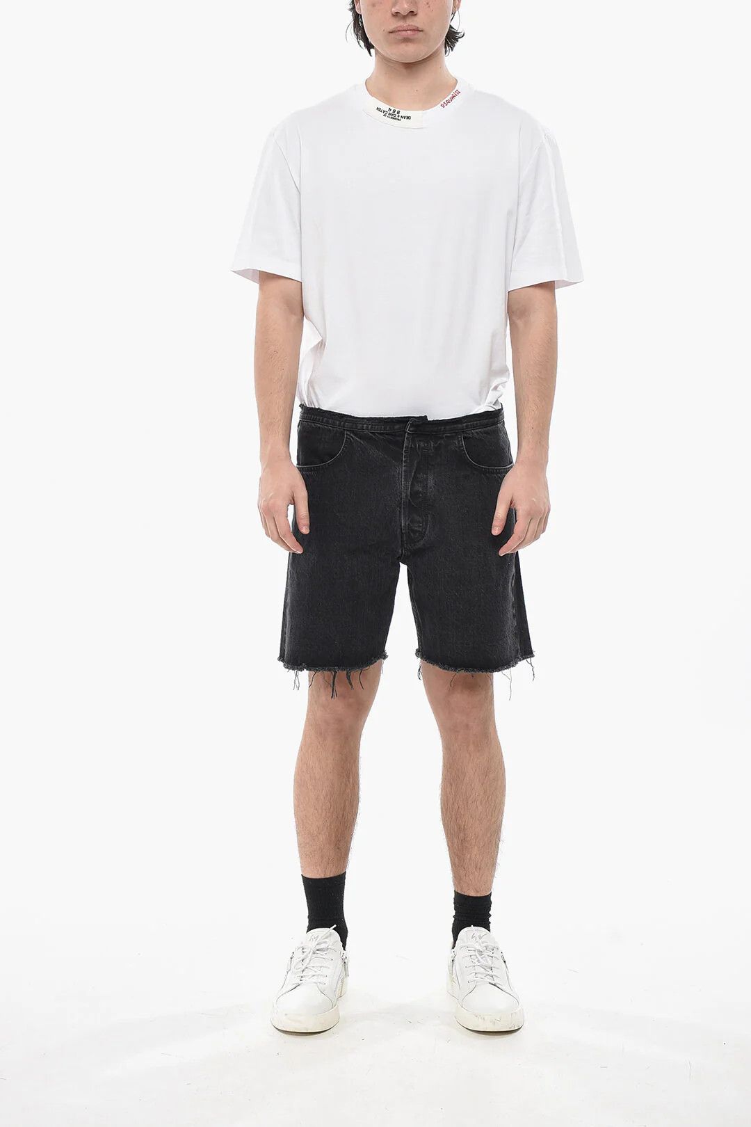 Givenchy og1mm0326 Denim Short in Black Size US 32 / EU 48 - 4 Thumbnail