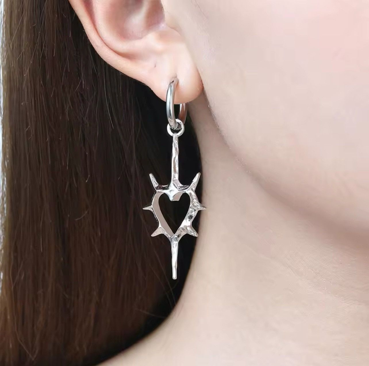 Jewelry Y2K Exquisite Star Crystal Earrings Size ONE SIZE - 1 Thumbnail