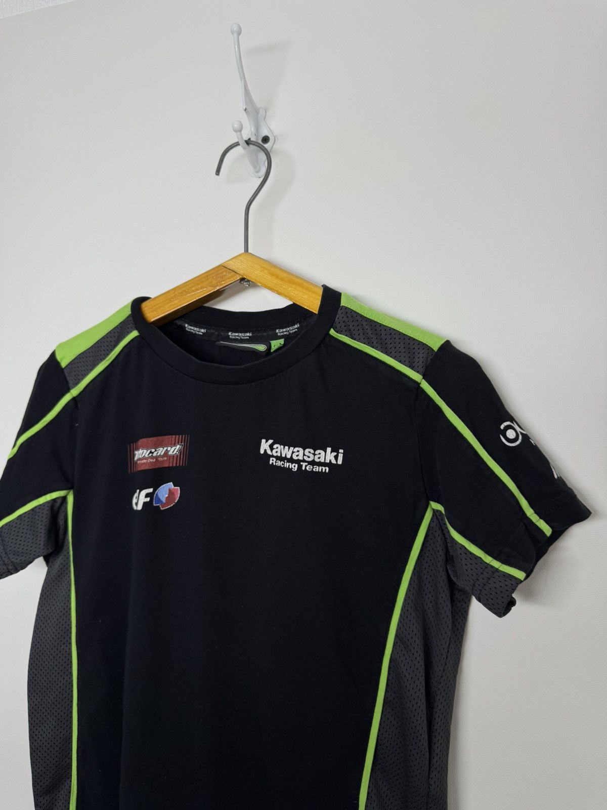 Vintage Vintage Y2k Kawasaki T shirt Motosport Racing Team Shirt Size US S / EU 44-46 / 1 - 6 Thumbnail