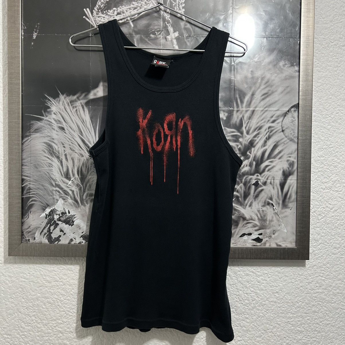 Band Tees × Vintage KORN TANK TOP VINTAGE SHIRT 2000 RARE Size US XXL / EU 58 / 5 - 1 Thumbnail