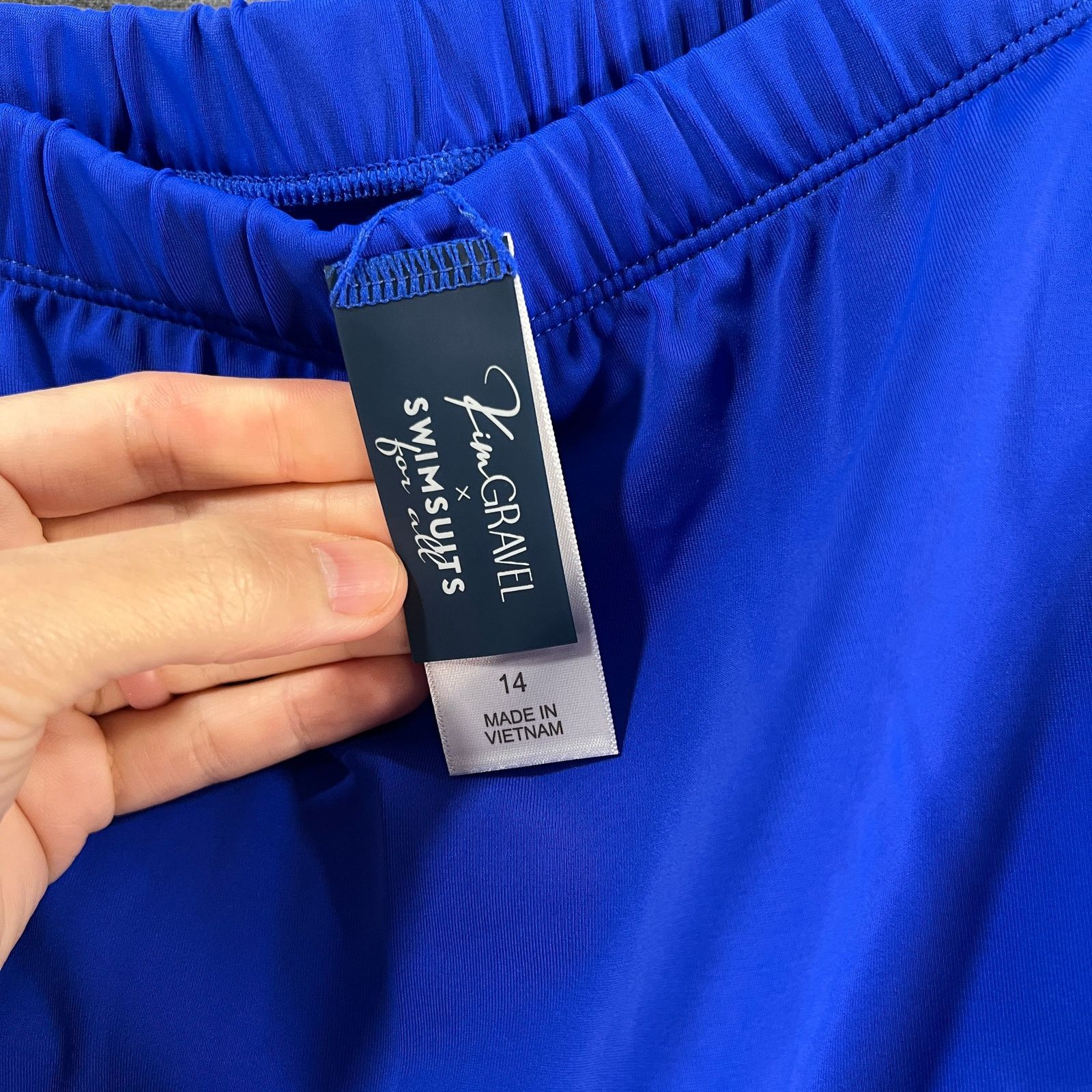 Other Kim Gravel x Swimsuits Swim Skirt Blue Dazzle Reg 14 Size XL / US 12-14 / IT 48-50 - 8 Thumbnail