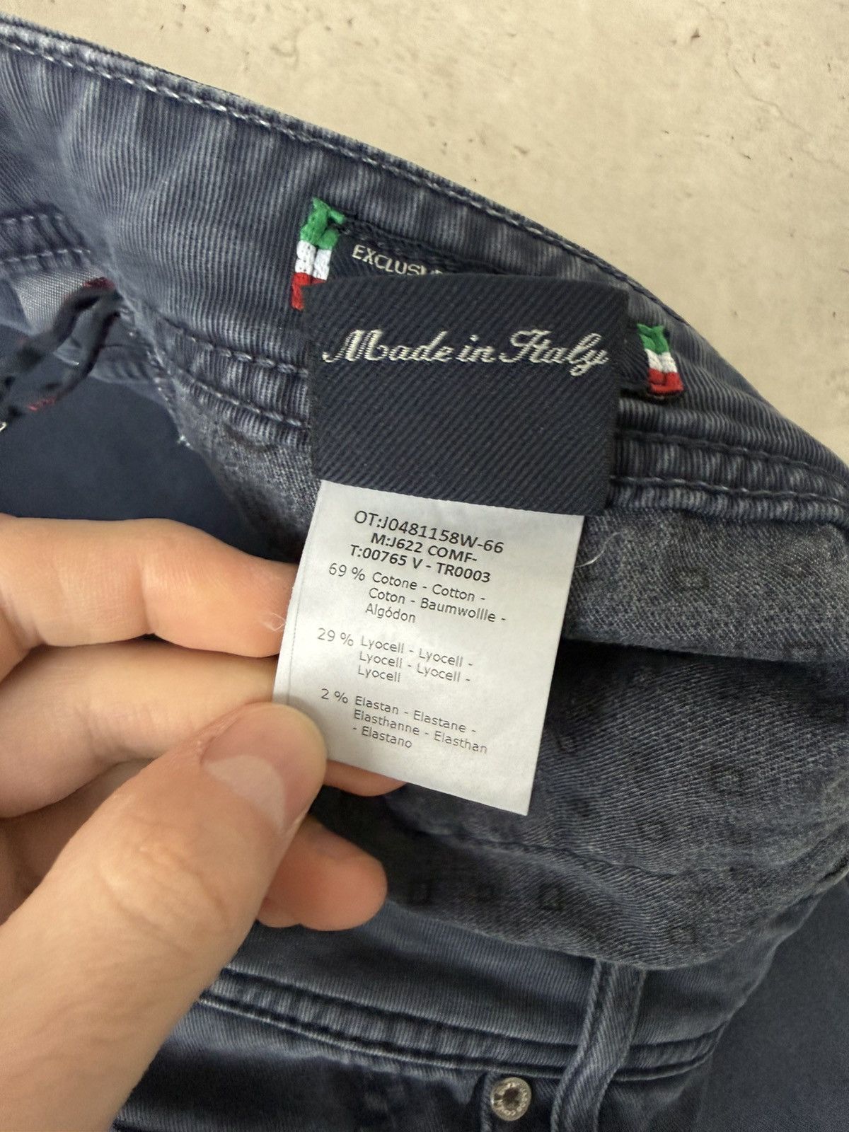 Jacob Cohen Jacob Cohen J688 Comf Luxury Stretch Denim Jeans Size US 36 / EU 52 - 4 Thumbnail