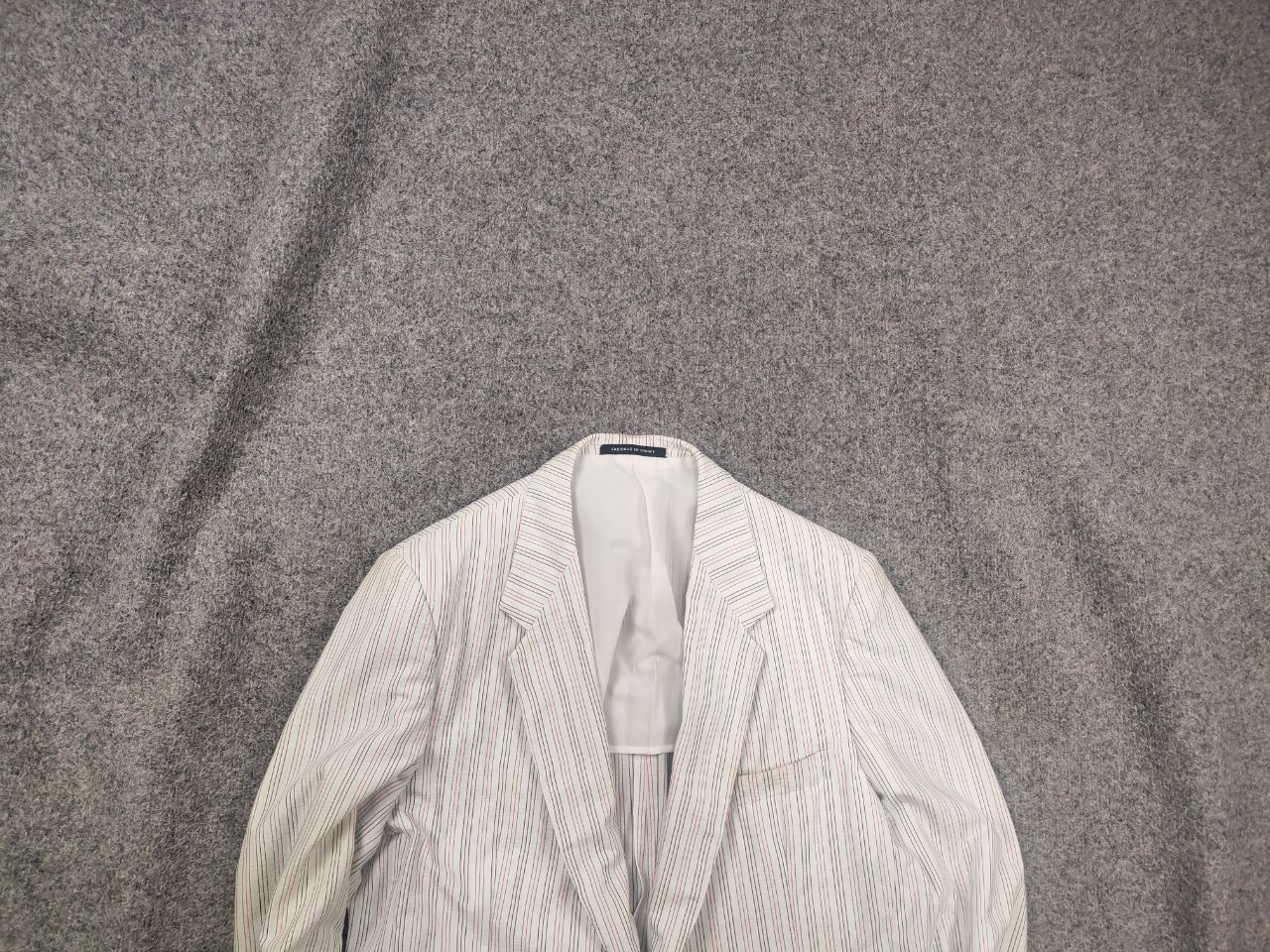Yves Saint Laurent Vintage 80's Yves Saint Laurent France striped Blazer Jacket Size US M / EU 48-50 / 2 - 1 Thumbnail