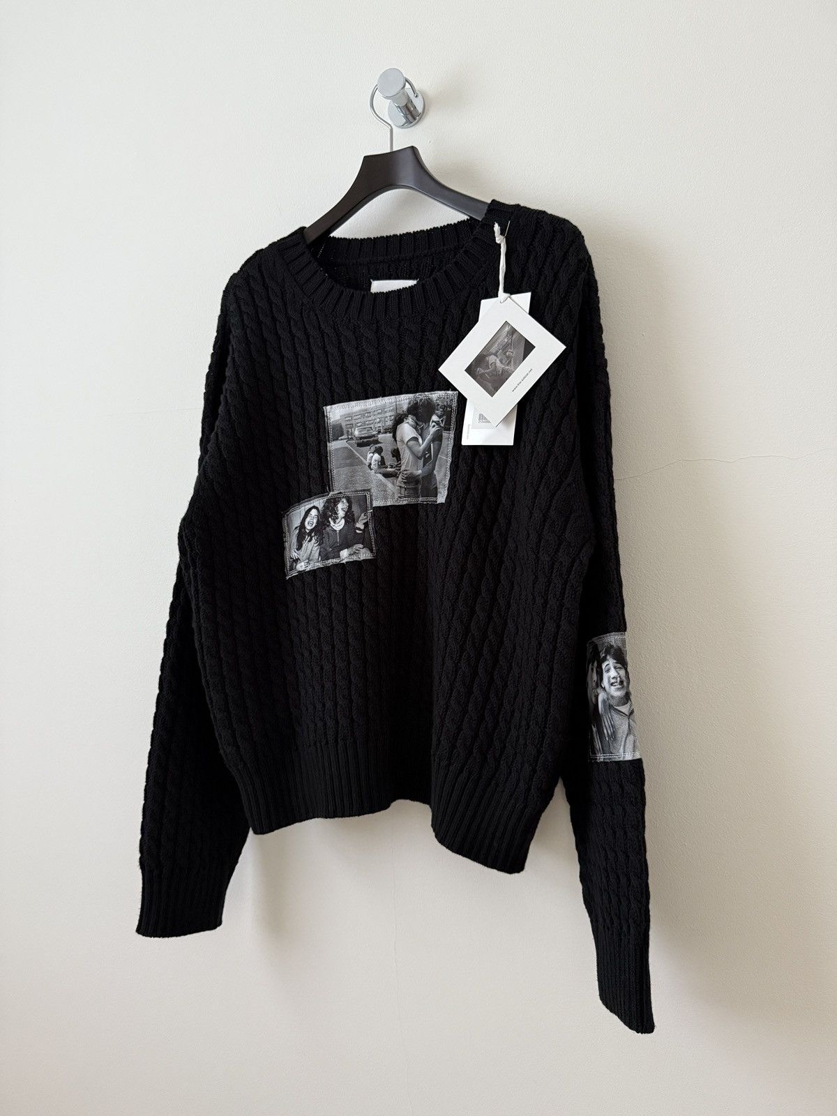 Takahiromiyashita The Soloist. Photo Patch Cable Knit Sweater Size US S / EU 44-46 / 1 - 3 Thumbnail