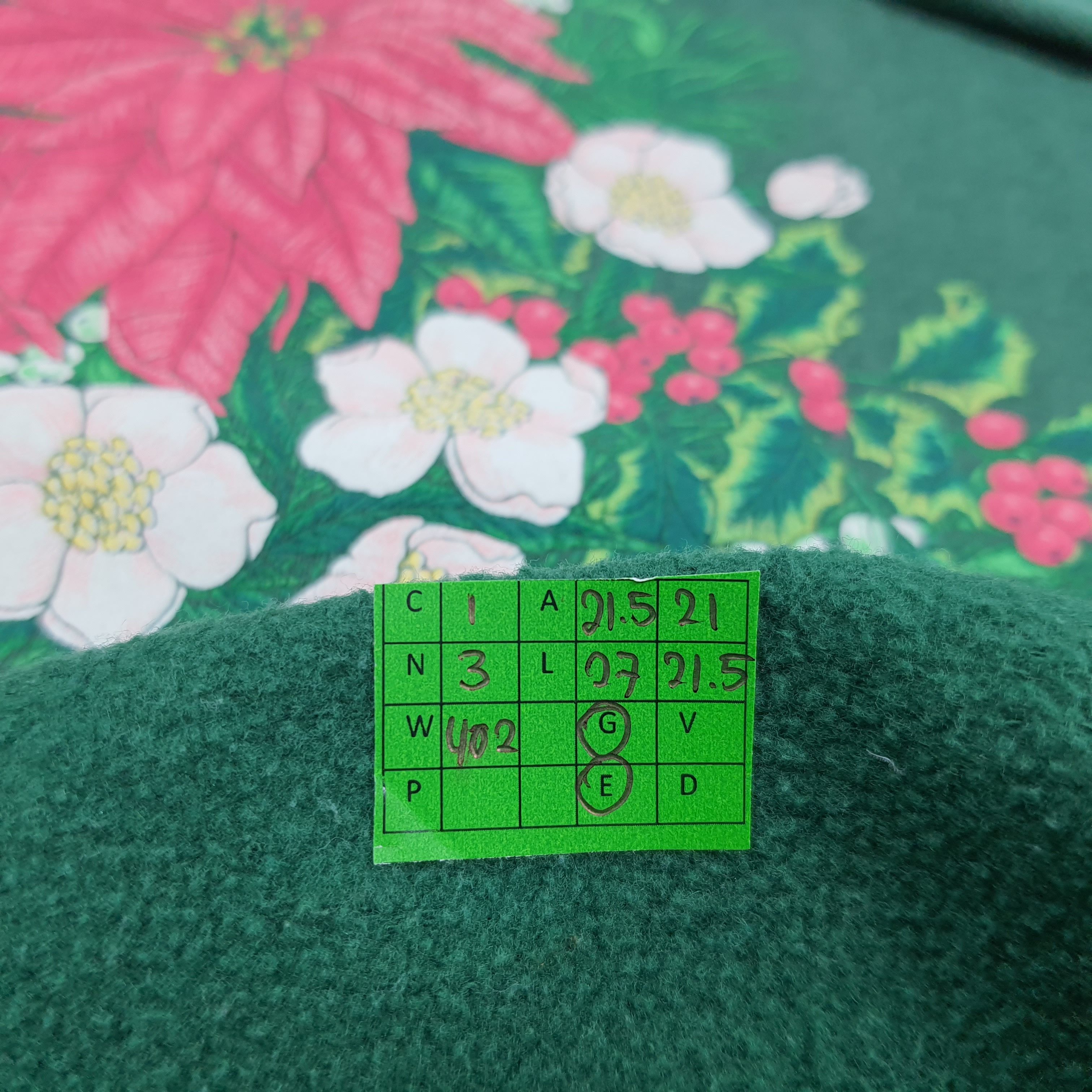 Hanes Vintage 90s Christmas Poinsettia Flower Crewneck E1A3 Size US M / EU 48-50 / 2 - 8 Thumbnail