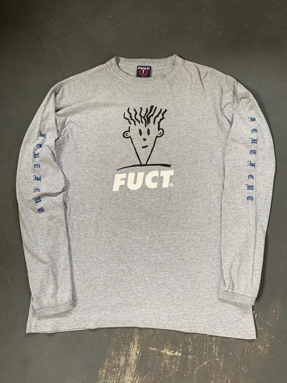 FUCT × Vintage Vintage FUCT Rip Off Fido Dido Long Sleeve Shirt Size US L / EU 52-54 / 3 - 1 Thumbnail