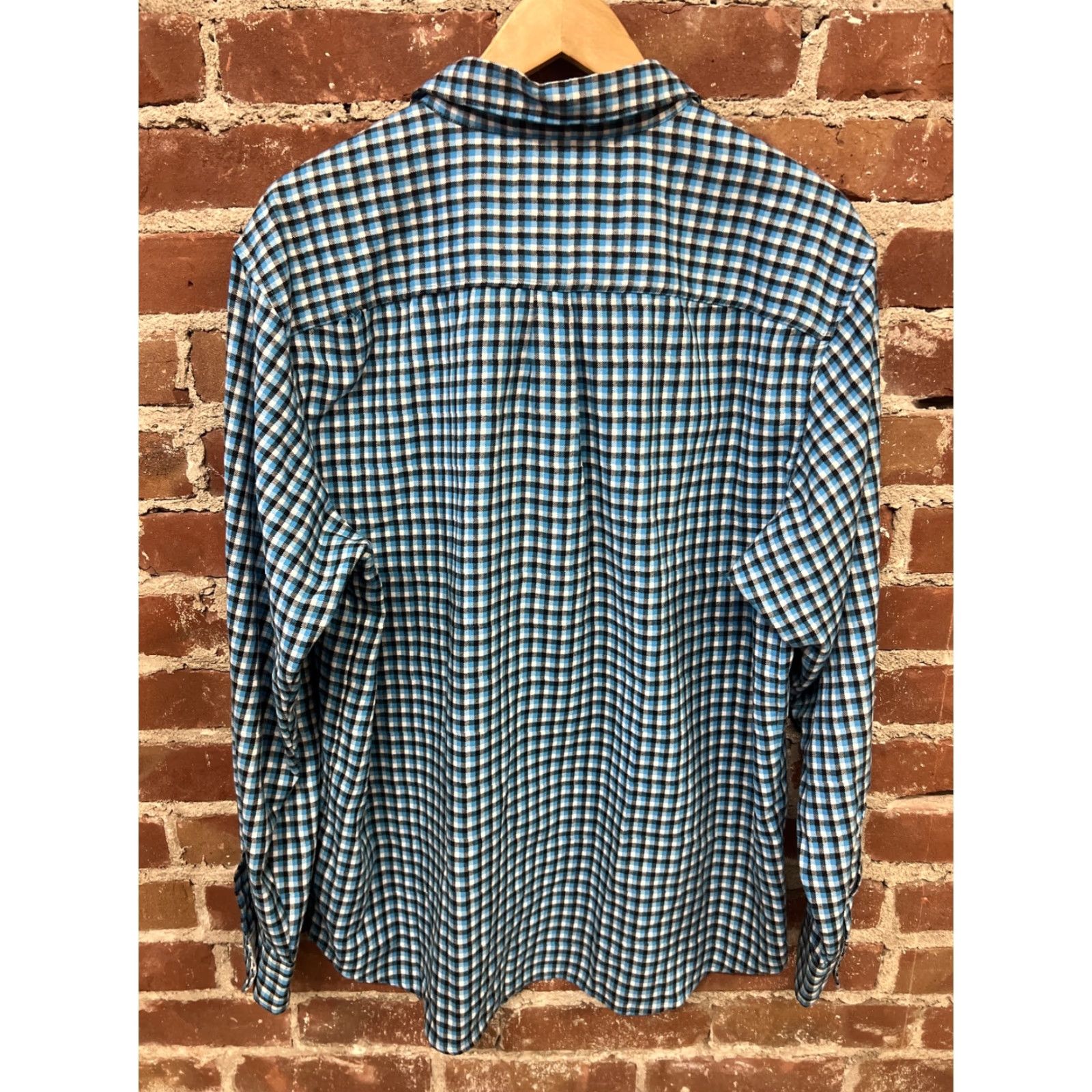 Vintage Columbia Button-Up Shirt Mens L Blue Plaid Flannel Long Sleeve Casual Shirt Size US L / EU 52-54 / 3 - 3 Thumbnail