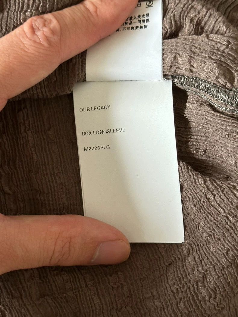 Our Legacy our legacyBrown silk undershirt 2505-Nextarrow Size US S / EU 44-46 / 1 - 5 Thumbnail