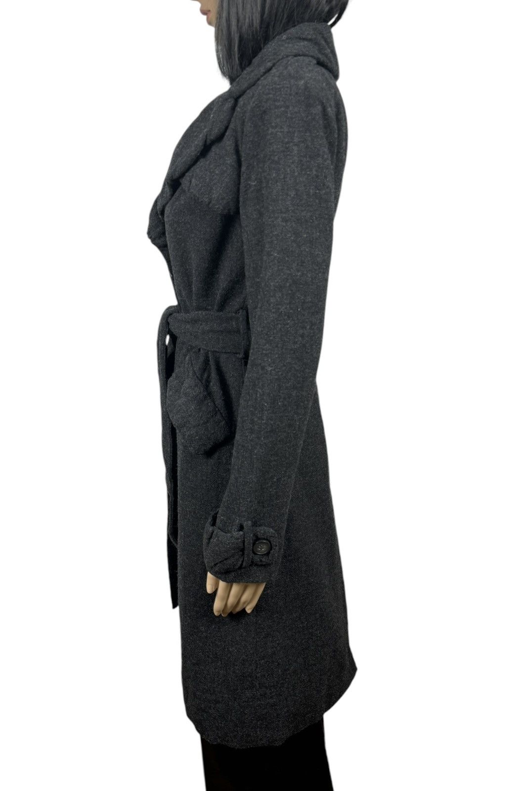 Allsaints AllSaints Wool Overcoat Belted size 6 Size XS / US 0-2 / IT 36-38 - 10 Thumbnail