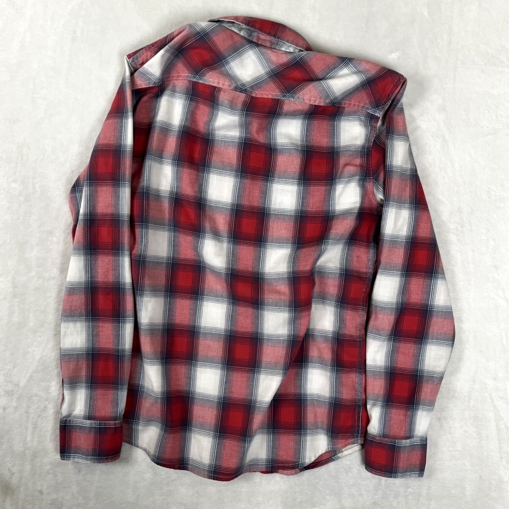 Wrangler VINTAGE Wrangler Long Sleeve Button Up Shirt Size S Red Plaid Cowboy Western Shirt Mens Regular Buttons Pocket Cotton Wrangler Wrancher Western Theme Size US S / EU 44-46 / 1 - 6 Thumbnail