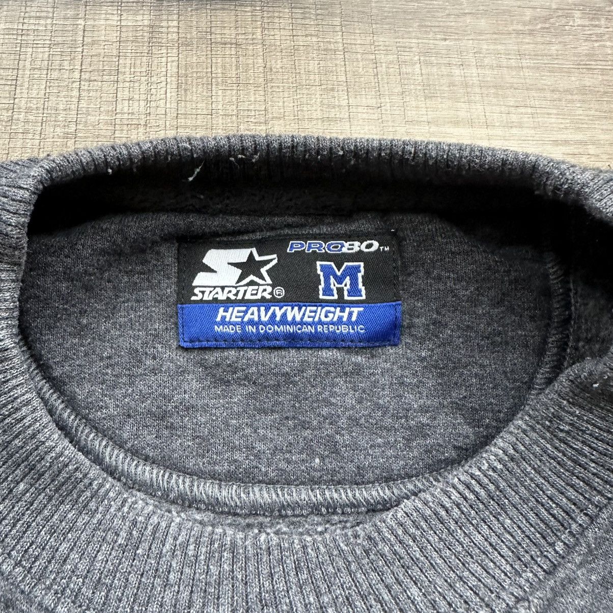 Starter Vintage 90s Starter Grey Blank Crewneck Sweatshirt Size US M / EU 48-50 / 2 - 7 Thumbnail