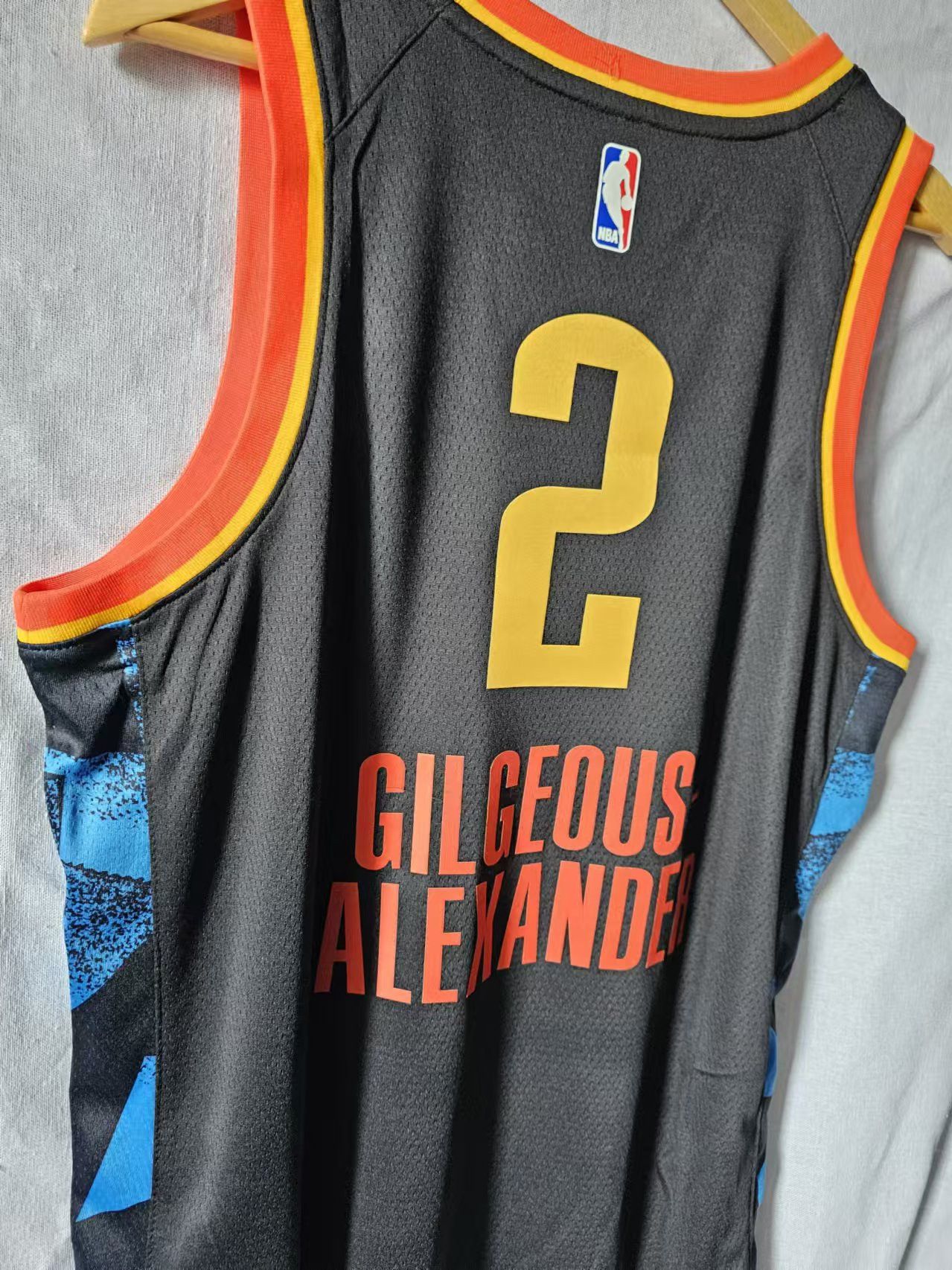 NBA Thunder #2 Gilgeous-Alexander Jersey City Edition Size US M / EU 48-50 / 2 - 4 Thumbnail