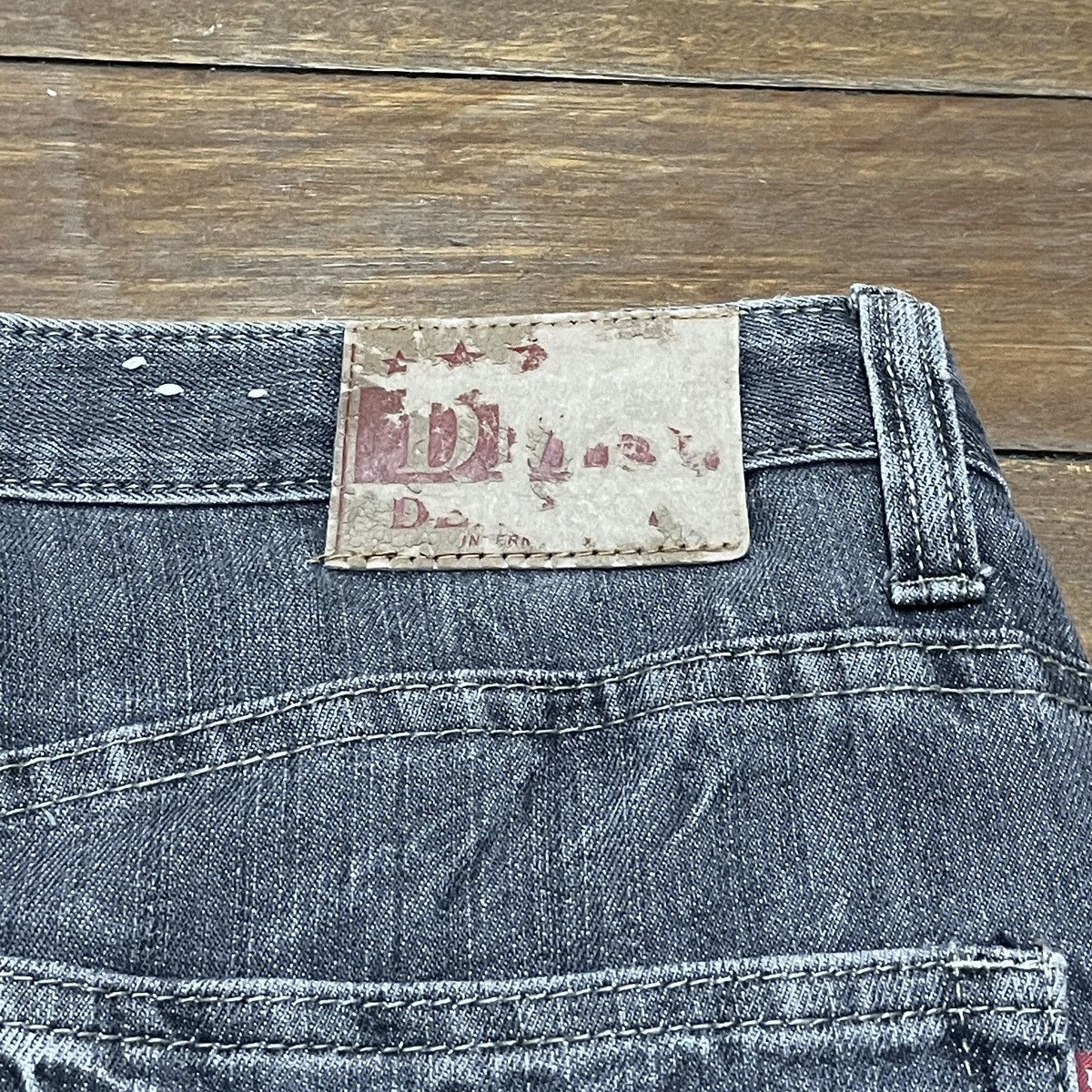 14th Addiction × Japanese Brand × Le Grande Bleu (L.G.B.) Rare Design Vintage Japanese Brand Dermson Jeans 2000s Size US 33 - 9 Thumbnail