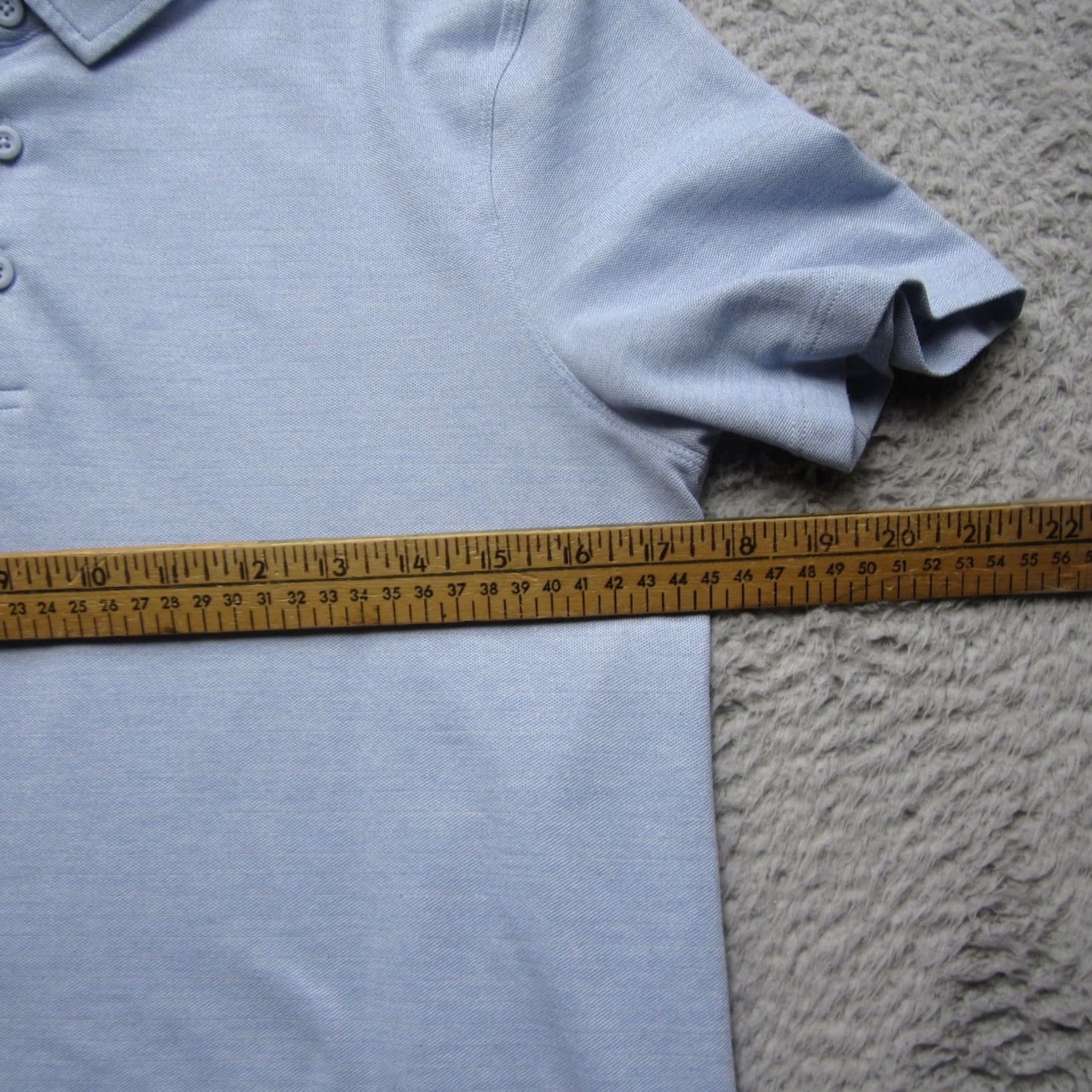 Lululemon Lululemon Polo Shirt Men S Blue Short Sleeve Athletic Golf Performance Shirt Size US S / EU 44-46 / 1 - 7 Thumbnail