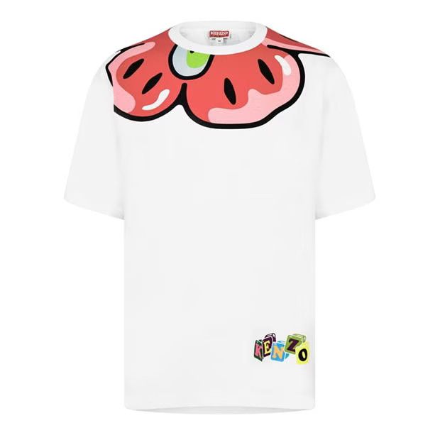 image of Kenzo O1G2R1Mq0424 Boke Boy T-Shirts In Multicolor, Men's (Size Medium)