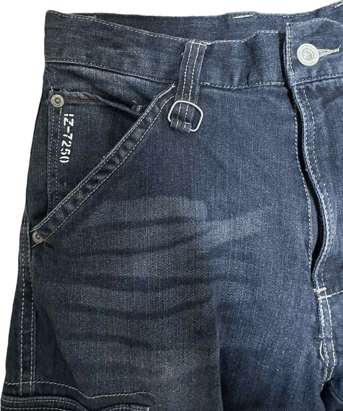 Le Grande Bleu (L.G.B.) 2000s Japanese archive cargo pocket jeans Size US 30 / EU 46 - 5 Thumbnail