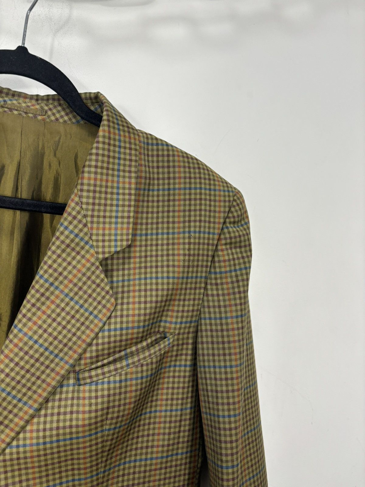 Ballantyne Vintage Davide Cenci X Ballantyne Check Wool Blazer Jacket Size 38R - 9 Thumbnail