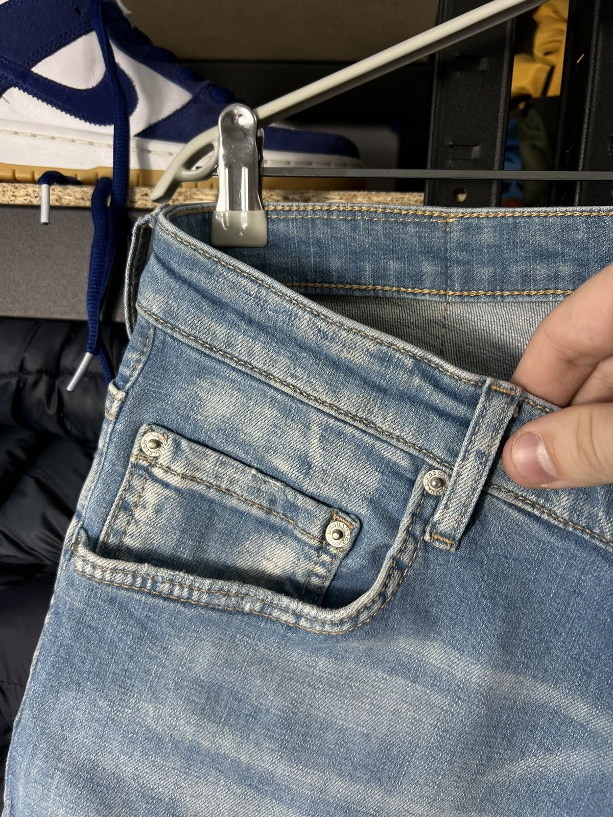 Dsquared2 Dsquared2 Light Wash Distressed Jeans Size 52 Slim Fit Italy Size US 36 / EU 52 - 9 Thumbnail