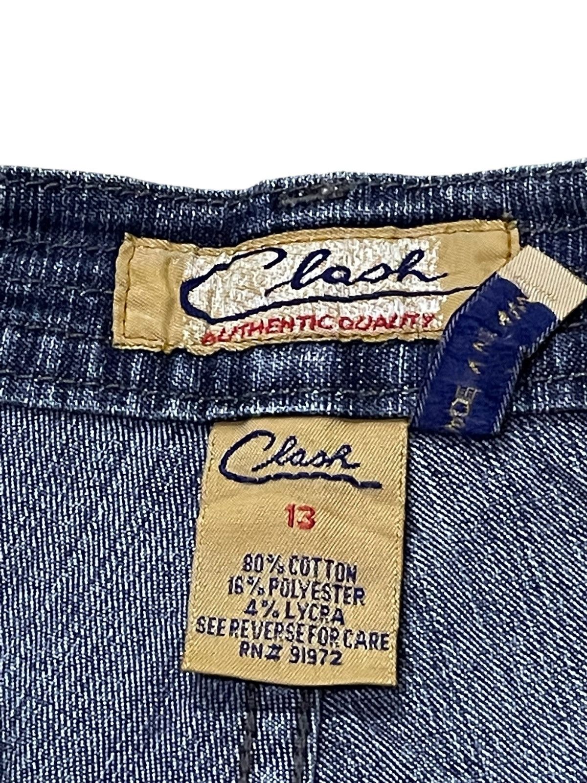 Other Clash Jeans Archive Bondage Junya Style Flare Denim Size US 33 - 17 Thumbnail