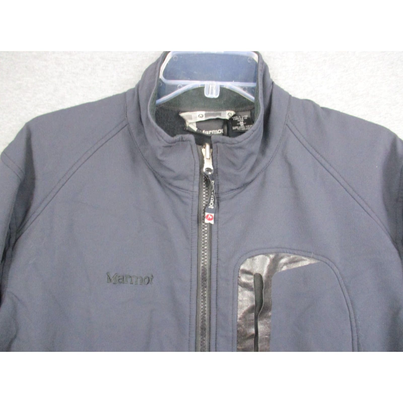 Marmot Marmot Jacket Medium Full Zip Men's Blue Navy Fleece Lined Zip Pockets Size US M / EU 48-50 / 2 - 4 Thumbnail