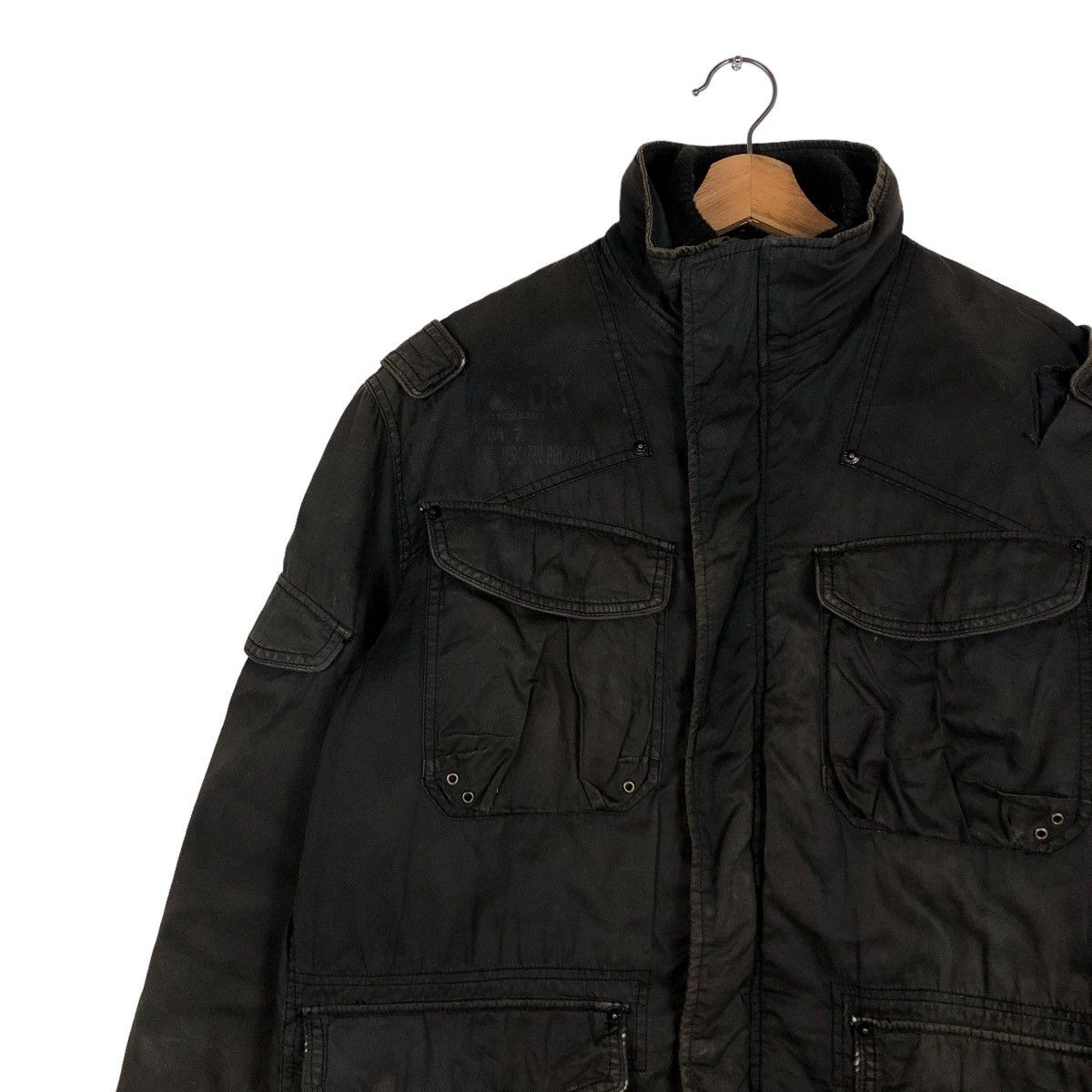 Avirex 🔥VINTAGE BIKER JACKET AVIREX BONDAGE CARGO POCKETS 4D Size US L / EU 52-54 / 3 - 9 Thumbnail