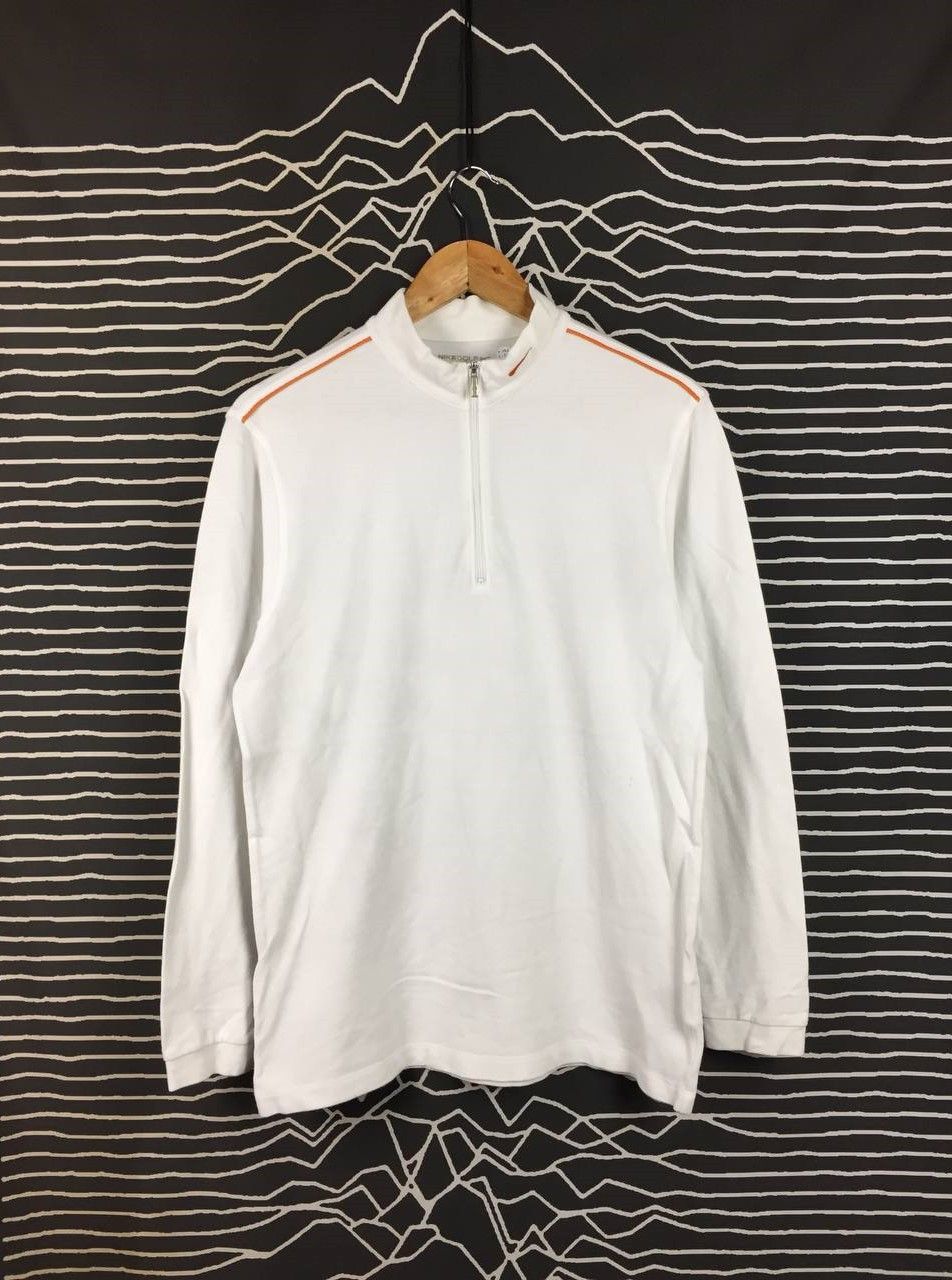 Nike Nike Golf Swoosh Logo Mock Neck Pullover Long Sleeve Top Size US M / EU 48-50 / 2 - 2 Thumbnail