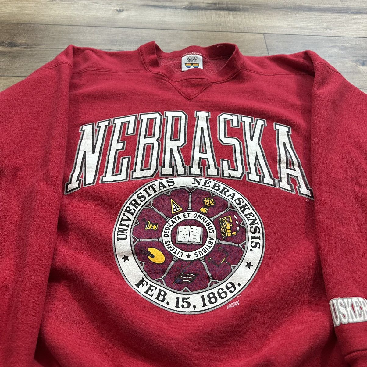 Other Vintage 90s Nebraska Huskers Made in USA Crewneck Pullover Size US XL / EU 56 / 4 - 6 Thumbnail